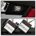 Audi A5 08-12 (Passar ej bilar med original LED-baklampor) LED Bakljus - Svarta Spyder Auto