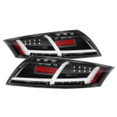 ALT-YD-ATT07-LED-BK Audi TT 07-12 LED Bakljus - Svarta Spyder Auto (1)