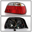BMW E38 95-01 LED Bakljus - Röda Klara Spyder Auto
