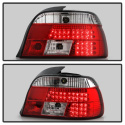 BMW E39 97-00 LED Bakljus - Röda Klara Spyder Auto