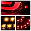BMW E46 00-03 2Dr Coupe (Passar ej Cab) Ljuslist LED Bakljus - Svarta Spyder Auto