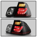 BMW E46 02-05 4Dr Ljuslist Style LED Bakljus - Svarta Spyder Auto