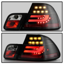 BMW E46 04-06 2Dr Ljuslist Style LED Bakljus - Svarta Spyder Auto