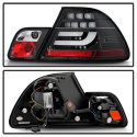 BMW E46 04-06 2Dr Ljuslist Style LED Bakljus - Svarta Spyder Auto