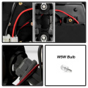 BMW E46 99-01 4Dr Ljuslist Style LED Bakljus - Svarta Spyder Auto