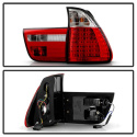 BMW E53 X5 00-06 4PCS LED Bakljus - Röda Klara Spyder Auto