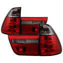 BMW E53 X5 00-06 4PCS Euro-style Bakljus- Röda Röktonade Spyder Auto