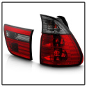 BMW E53 X5 00-06 4PCS Euro-style Bakljus- Röda Röktonade Spyder Auto