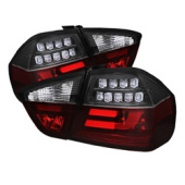 ALT-YD-BE9006-LBLED-G2-BK BMW E90 06-08 4Dr LED Blinkers Ljuslist LED Bakljus - Svarta Spyder Auto (1)