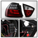 BMW E90 06-08 4Dr LED Blinkers Ljuslist LED Bakljus - Svarta Spyder Auto