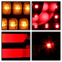 BMW E90 06-08 4Dr LED Blinkers Ljuslist LED Bakljus - Svarta Spyder Auto