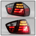 BMW E90 06-08 4Dr LED Blinkers Ljuslist LED Bakljus - Svarta Spyder Auto