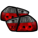 BMW E90 06-08 4Dr LED Bakljus - Röda Röktonade Spyder Auto