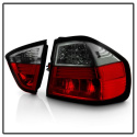 BMW E90 06-08 4Dr LED Bakljus - Röda Röktonade Spyder Auto
