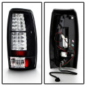 Chevy Avalanche 07-13 LED Bakljus - Svarta Spyder Auto