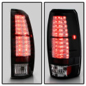 Chevy Avalanche 07-13 LED Bakljus - Svarta Spyder Auto