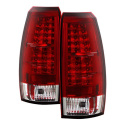 Chevy Avalanche 07-13 LED Bakljus - Röda Klara Spyder Auto