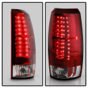 Chevy Avalanche 07-13 LED Bakljus - Röda Klara Spyder Auto