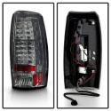 Chevy Avalanche 07-13 LED Bakljus - Röktonade Spyder Auto