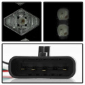 Chevy C/K Series 1500-3500 88-98 / Sierra 88-98 / Blazer 92-94 / Suburban 92-99 / Tahoe 94-99 / Escalade LED Bakljus - Svarta Röktonade Spyder Auto