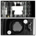 Chevy C/K Series 1500-3500 88-98 / Sierra 88-98 / Blazer 92-94 / Suburban 92-99 / Tahoe 94-99 / Escalade LED Bakljus - Svarta Röktonade Spyder Auto