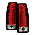 Chevy C/K Series 1500-3500 88-98 / Sierra 88-98 / Blazer 92-94 / Suburban 92-99 / Tahoe 94-99 / Escalade LED Bakljus - Röda Klara Spyder Auto