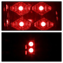 Chevy C/K Series 1500-3500 88-98 / Sierra 88-98 / Blazer 92-94 / Suburban 92-99 / Tahoe 94-99 / Escalade LED Bakljus - Röda Klara Spyder Auto