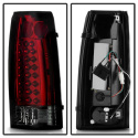 Chevy C/K Series 1500-3500 88-98 / Sierra 88-98 / Blazer 92-94 / Suburban 92-99 / Tahoe 94-99 / Escalade LED Bakljus - Röda Röktonade Spyder Auto