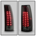 Chevy C/K Series 1500-3500 88-98 / Sierra 88-98 / Blazer 92-94 / Suburban 92-99 / Tahoe 94-99 / Escalade LED Bakljus - Röda Röktonade Spyder Auto
