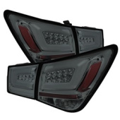 ALT-YD-CCRZ11-LBLED-SM Chevy Cruze 2011-2014 Ljuslist LED Bakljus - Röktonade Spyder Auto (1)