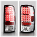 Chevy Suburban/Tahoe 1500/2500 00-06 / Yukon/Yukon XL 00-06 / Yukon Denali/Denali XL 01-06 LED Bakljus - Krom Spyder Auto