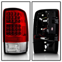 Chevy Suburban/Tahoe 1500/2500 00-06 / Yukon/Yukon XL 00-06 / Yukon Denali/Denali XL 01-06 LED Bakljus - Röda Klara Spyder Auto