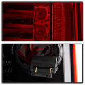 Chevy Suburban/Tahoe 1500/2500 00-06 / Yukon/Yukon XL 00-06 / Yukon Denali/Denali XL 01-06 LED Bakljus - Röda Klara Spyder Auto