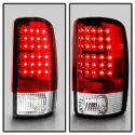 Chevy Suburban/Tahoe 1500/2500 00-06 / Yukon/Yukon XL 00-06 / Yukon Denali/Denali XL 01-06 LED Bakljus - Röda Klara Spyder Auto
