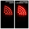 Chrysler 300 05-07 LED Bakljus - Svarta Spyder Auto