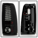 Chevy Silverado 1500/2500 03-06 (Passar ej stepside) LED Bakljus - Svarta Röktonade Spyder Auto