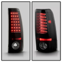 Chevy Silverado 1500/2500 03-06 (Passar ej stepside) LED Bakljus - Svarta Röktonade Spyder Auto