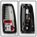 Chevy Silverado 1500/2500 03-06 (Passar ej stepside) LED Bakljus - Krom Spyder Auto