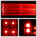 Chevy Silverado 1500/2500 03-06 (Passar ej stepside) LED Bakljus - Röda Klara Spyder Auto