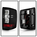Chevy 1500 14-16 / Silverado 2500HD/3500HD (Dubbelmontage) 15-16 Ljuslist LED Bakljus - Svarta Spyder Auto