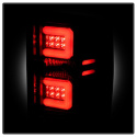 Chevy 1500 14-16 / Silverado 2500HD/3500HD (Dubbelmontage) 15-16 Ljuslist LED Bakljus - Svarta Spyder Auto