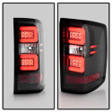 Chevy 1500 14-16 / Silverado 2500HD/3500HD (Dubbelmontage) 15-16 Ljuslist LED Bakljus - Svarta Spyder Auto