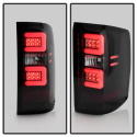 Chevy 1500 14-16 / Silverado 2500HD/3500HD (Dubbelmontage) 15-16 Ljuslist LED Bakljus - Svarta Röktonade Spyder Auto
