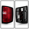 Chevy 1500 14-16 / Silverado 2500HD/3500HD (Dubbelmontage) 15-16 Ljuslist LED Bakljus - Röda Klara Spyder Auto