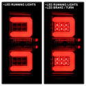 Chevy 1500 14-16 / Silverado 2500HD/3500HD (Dubbelmontage) 15-16 Ljuslist LED Bakljus - Röda Klara Spyder Auto