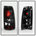 Chevy Silverado 1500/2500 99-02 (Passar ej stepside) / Sierra 1500/2500/3500 99-03 Euro-style Bakljus - Svarta Spyder Auto