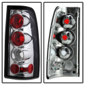 Chevy Silverado 1500/2500 99-02 (Passar ej stepside) / Sierra 1500/2500/3500 99-03 Euro-style Bakljus G2 Version - Krom Spyder Auto