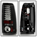 Chevy Silverado 1500/2500 99-02 (Passar ej stepside) / Sierra 1500/2500/3500 99-03 LED Bakljus - Svarta Spyder Auto