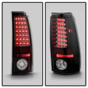 Chevy Silverado 1500/2500 99-02 (Passar ej stepside) / Sierra 1500/2500/3500 99-03 LED Bakljus - Svarta Spyder Auto