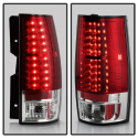 Chevy Suburban/Tahoe 07-14 / Yukon/Yukon Denali 07-14 - LED Bakljus - Röda Klara Spyder Auto